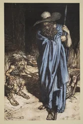 Mime und der Wanderer, aus 